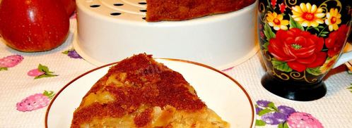 шарлотка на кефире в мультиварке. Шаг 8