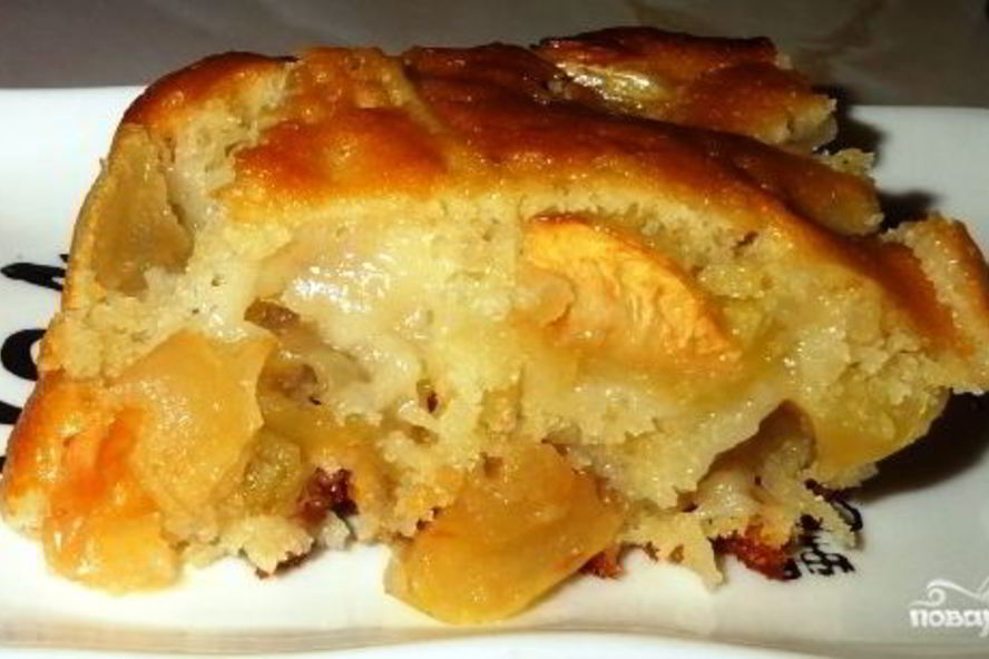 Рецепт шарлотки на кефире