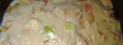 шарлотка на кефире. Шаг 4