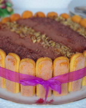 Шарлотка Ореховое тирамису