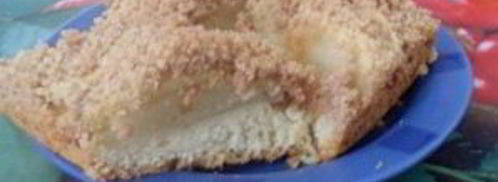 шарлотка песочная с яблоками. Шаг 7