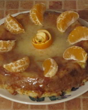 Шарлотка с апельсинами