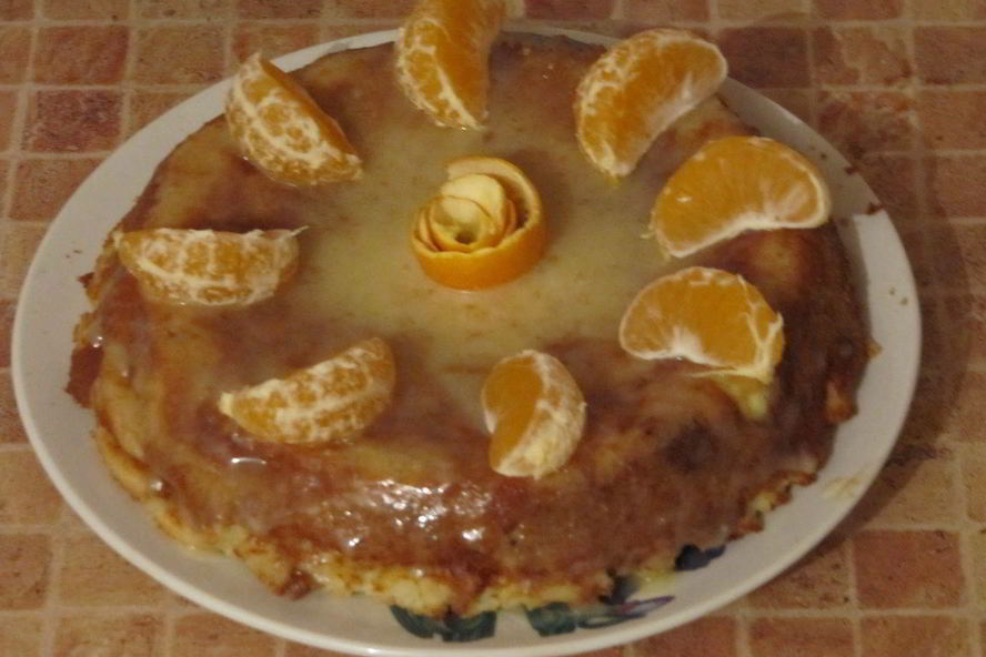 Рецепт шарлотки с апельсинами