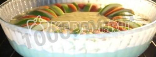 шарлотка с творогом и яблоками. Шаг 12