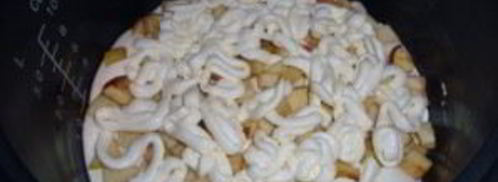 шарлотка с творогом в мультиварке. Шаг 4