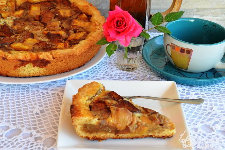 Рецепт шарлотки яблочно-кофейная