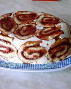 Творожно-сливочная шарлотка