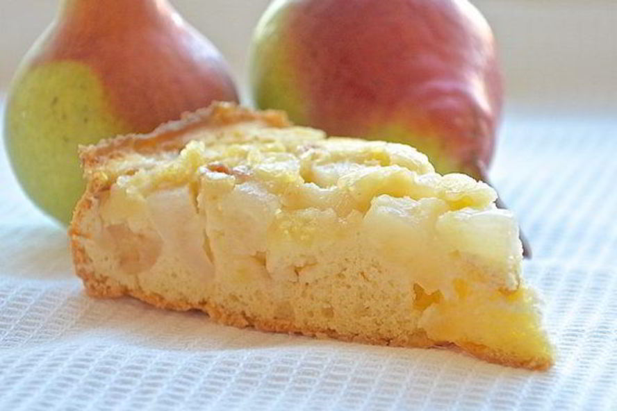 Рецепт яблочно-грушевой шарлотка в духовке