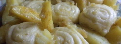 немецкий штрудель с картошечкой и луком. Шаг 9