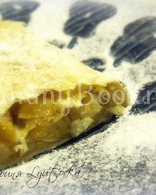 Штрудель с грушами из лаваша