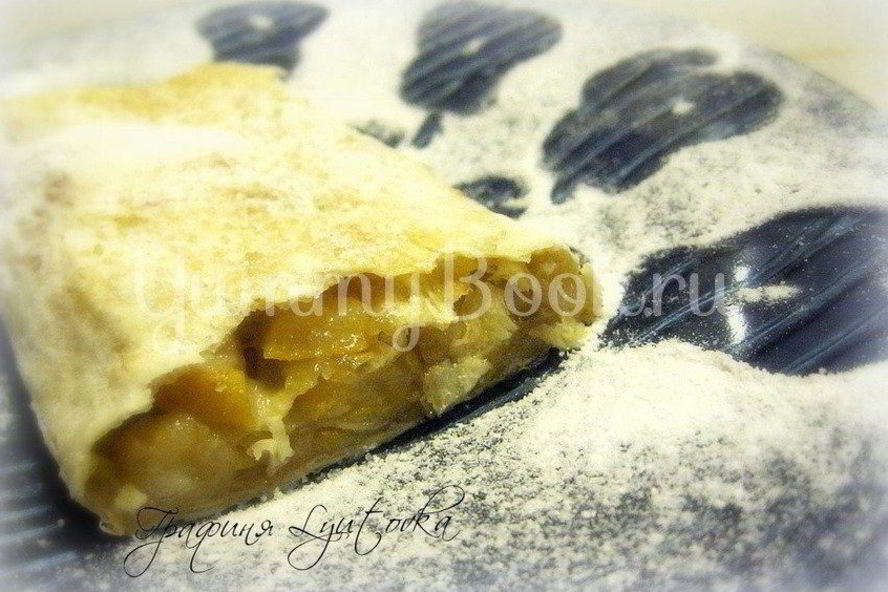 Рецепт штруделя с грушами из лаваша