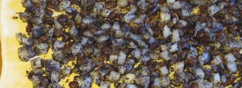 штрудель с грушами, изюмом и маком. Шаг 5