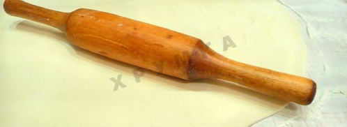 штрудель с мясом из слоеного теста. Шаг 7