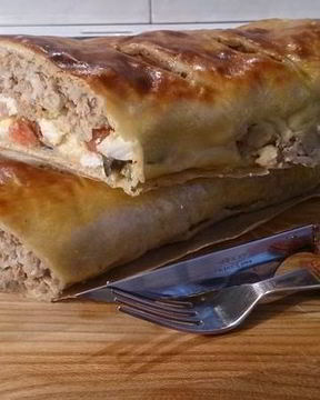 Штрудель с тунцом