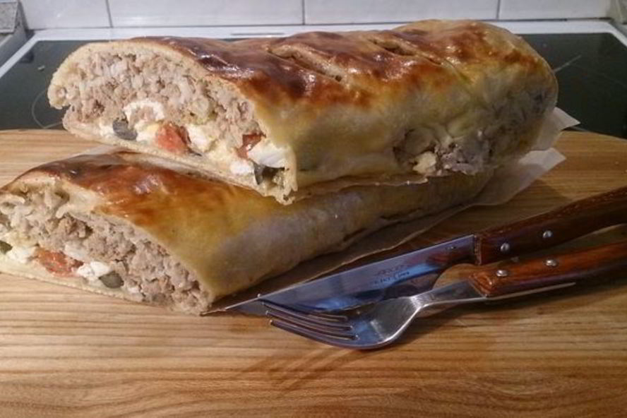 Рецепт штруделя с тунцом