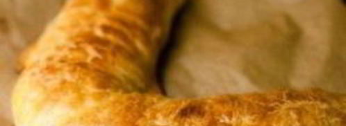 штрудель с творогом и вишней. Шаг 13