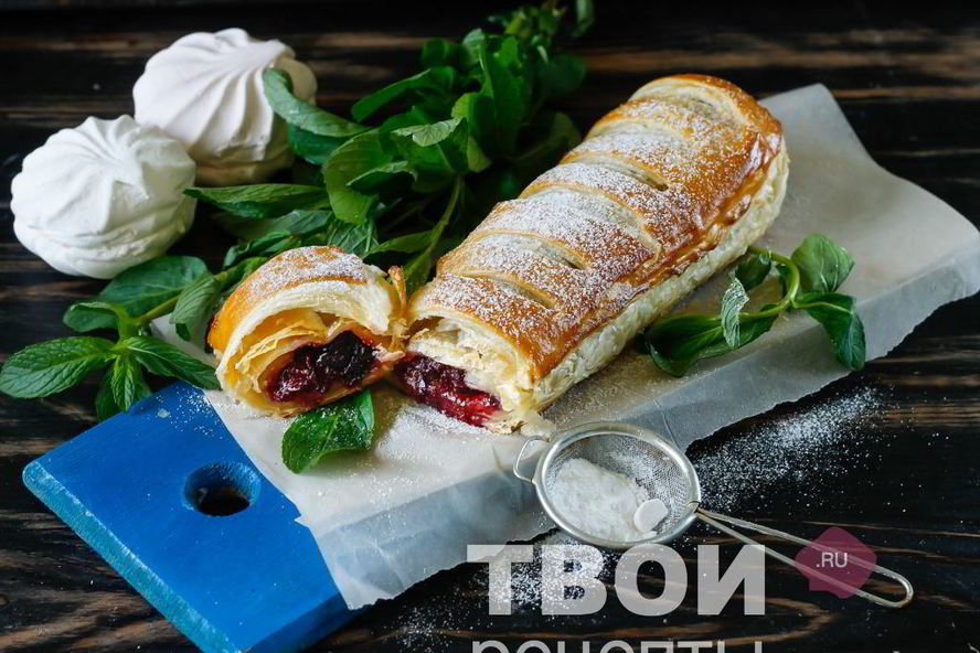 Рецепт штруделя с вишнея