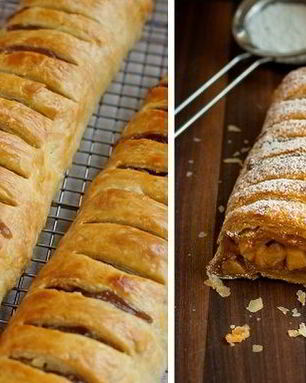 Штрудель с яблоками и корицей