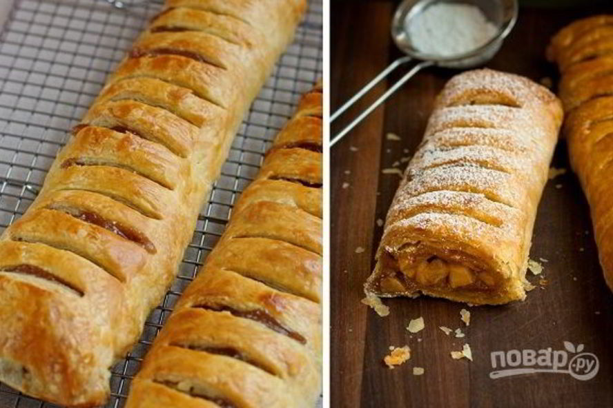 Рецепт штруделя с яблоками и корицей