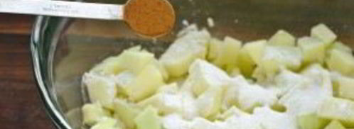 штрудель с яблоками и корицей. Шаг 2