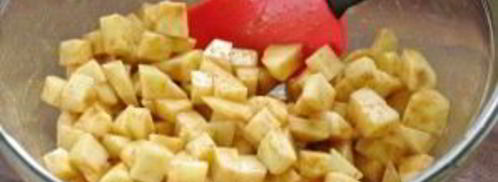 штрудель с яблоками и корицей. Шаг 3