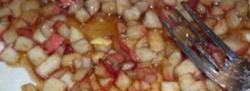 штрудель с яблоками из слоеного теста. Шаг 5