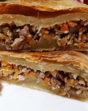 Штрудель со свининой