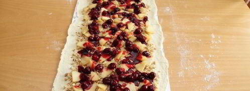 яблочно-вишневый штрудель. Шаг 9