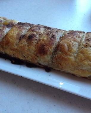 Яблочный штрудель с кислыми яблоками