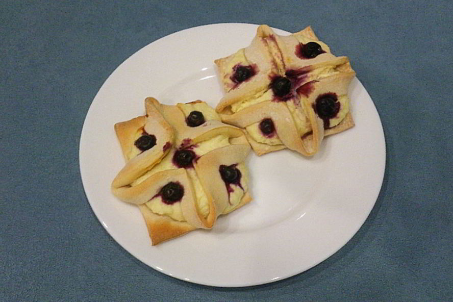 Рецепт слоеной выпечки с творожной начинкой