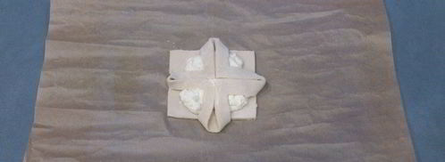 слоеная выпечка с творожной начинкой. Шаг 6