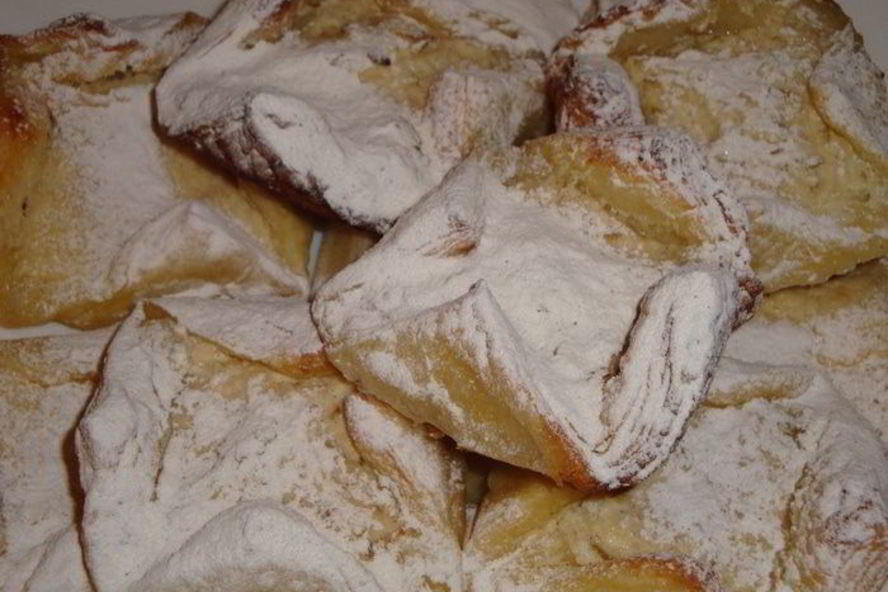 Рецепт слоек по-киевски с творогом