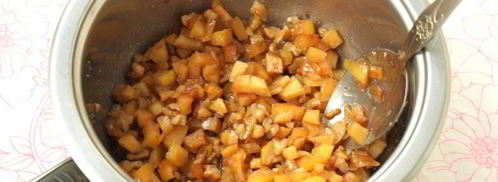 слойки с айвой и грецкими орехами. Шаг 2