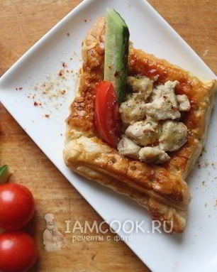 Слойки с мясом Dog bowl