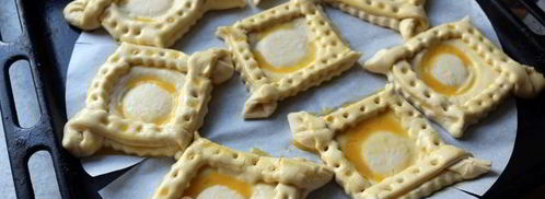 слойки с мясом dog bowl. Шаг 19