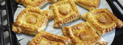 слойки с мясом dog bowl. Шаг 20