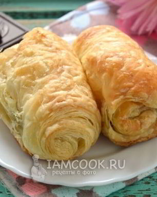 Слойки с шоколадом Проще простого