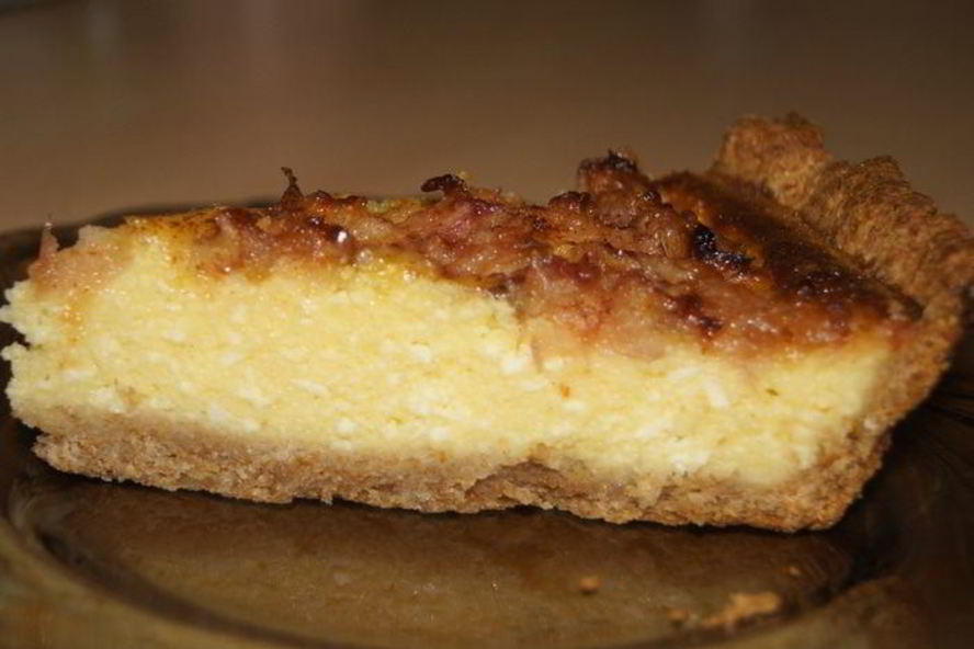 Рецепт ароматного сырника с яблоками