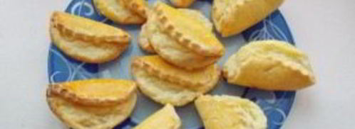 сочни с творогом из песочного теста. Шаг 11