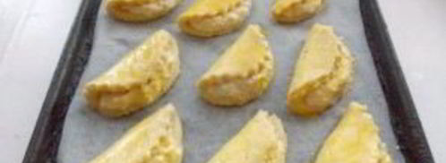 сочни с творогом из песочного теста. Шаг 9