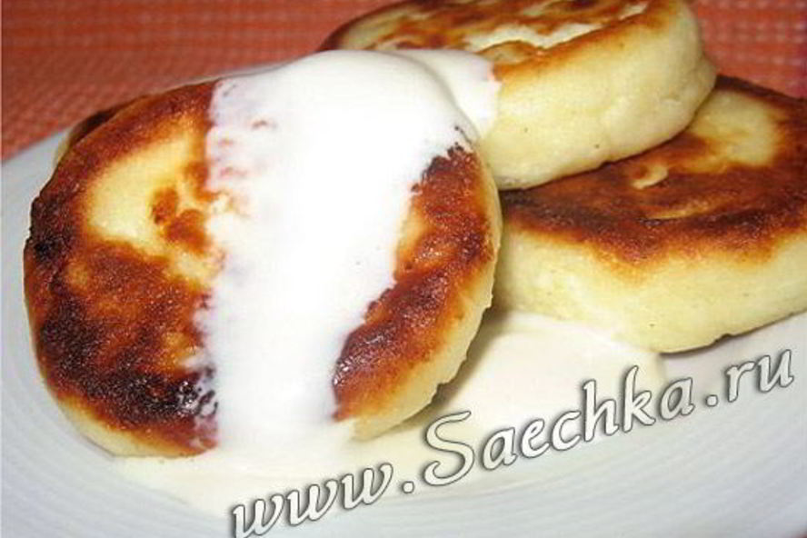 Рецепт сырников из творога с мукой