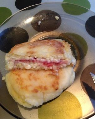 Сырники с малиной