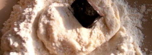 сырники с шоколадным вулканчиком — праздничный завтрак. Шаг 7