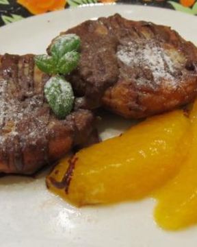 Сырники с шоколадом и апельсином