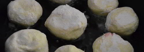 сырники с вишней. Шаг 5