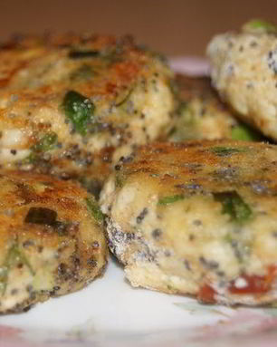 Сырники с зеленым луком и укропом