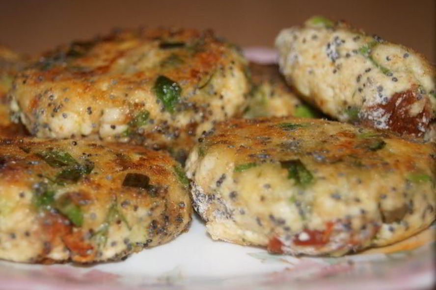 Рецепт сырников с зеленым луком и укропом