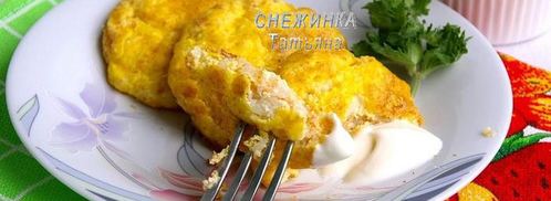 запеченные нежные сырники из творога и риса. Шаг 7