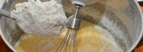 бисквитное тесто обычное. Шаг 2