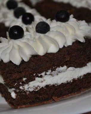 Шоколадное тесто на белках